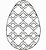 Matriz Bordado Páscoa Ovos Contorno - Imagem 3