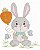 Matriz Bordado Páscoa Coelhinho Atividades - Imagem 5