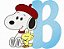 Matriz Bordado Alfabeto Snoopy - Imagem 2