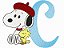 Matriz Bordado Alfabeto Snoopy - Imagem 3