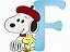 Matriz Bordado Alfabeto Snoopy - Imagem 6