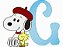 Matriz Bordado Alfabeto Snoopy - Imagem 7