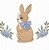 Matriz Bordado Páscoa Coelhinhos Com Estilo - Imagem 1