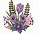 Matriz Bordado Arranjo Floral Delicado - Imagem 7