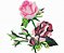 Matriz Bordado Arranjo de Rosas delicadas - Imagem 8