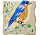 Matriz Bordado Pássaros Cantando No Galho - Imagem 1