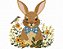 Matriz Bordado Páscoa Coelhinhos Clássicos - Imagem 5