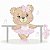 Matriz Bordado Ursinho Bailarina - Imagem 1