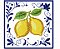 Matriz Bordado Pano De Prato Frutas No Azulejo - Imagem 5