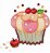 Matriz Bordado Pano De Prato Cupcake Lindo - Imagem 2