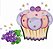 Matriz Bordado Pano De Prato Cupcake Lindo - Imagem 7