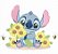 Matriz Bordado Conjunto Lilo E Stitch Delicados - Imagem 1