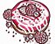 Matriz Bordado Pano De Prato Aplique Delicioso Donuts - Imagem 8