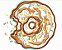 Matriz Bordado Pano De Prato Aplique Delicioso Donuts - Imagem 6