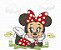 Matriz Bordado Coleção Minnie Brincando Para Fralda - Imagem 3