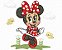 Matriz Bordado Coleção Minnie Brincando Para Fralda - Imagem 1