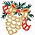 Matriz Bordado Natal Aplique Com Estilo - Imagem 1