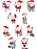 Matriz Bordado Natal Aplique Papai Noel - Imagem 3