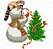 Matriz Bordado Natal Boneco De Neve Divertido - Imagem 2