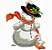 Matriz Bordado Natal Boneco De Neve Divertido - Imagem 8