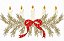 Matriz Bordado Natal Velas Lindas - Imagem 6