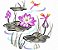 Matriz Bordado Floral Delicado Com Libélulas - Imagem 10