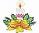 Matriz Bordado Natal Coleção De Velas - Imagem 5