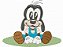 Matriz Bordado Coleção Turma Do Mickey Baby Para Fralda - Imagem 9