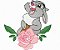 Matriz Bordado Coleção Personagens Com Flores Para Fralda - Imagem 4