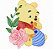 Matriz Bordado Coleção Personagens Com Flores Para Fralda - Imagem 3