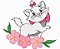 Matriz Bordado Coleção Personagens Com Flores Para Fralda - Imagem 6