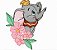 Matriz Bordado Coleção Personagens Com Flores Para Fralda - Imagem 5