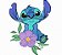 Matriz Bordado Coleção Personagens Com Flores Para Fralda - Imagem 2