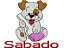 Matriz Bordado Semaninha Cachorrinho - Imagem 4
