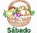 Matriz Bordado Semaninha Cesto De Frutas Lindo Contorno - Imagem 2