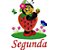 Matriz Bordado Semaninha Joaninha - Imagem 1