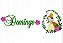 Matriz Bordado Semaninha Sunbonnets Moldura Floral - Imagem 2