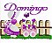 Matriz Bordado Semaninha Sunbonnets Com Carrinho - Imagem 2