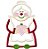 Matriz Bordado Natal Aplique Alegre - Imagem 4