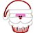 Matriz Bordado Natal Aplique Cupcake - Imagem 1