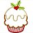 Matriz Bordado Natal Aplique Cupcake - Imagem 10