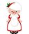 Matriz Bordado Natal Aplique Papai E Mamãe Noel - Imagem 4