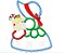 Matriz Bordado Natal Aplique Sunbonnets - Imagem 3