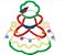 Matriz Bordado Natal Aplique Sunbonnets - Imagem 5