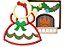 Matriz Bordado Natal Aplique Sunbonnets - Imagem 2