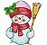 Matriz Bordado Natal Boneco De Neve Feliz - Imagem 3