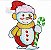 Matriz Bordado Natal Boneco De Neve Feliz - Imagem 2