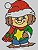 Matriz Bordado Natal Duende Alegre - Imagem 7