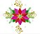 Matriz Bordado Natal Flor Bico De Papagaio - Imagem 6