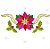 Matriz Bordado Natal Flor Bico De Papagaio - Imagem 8